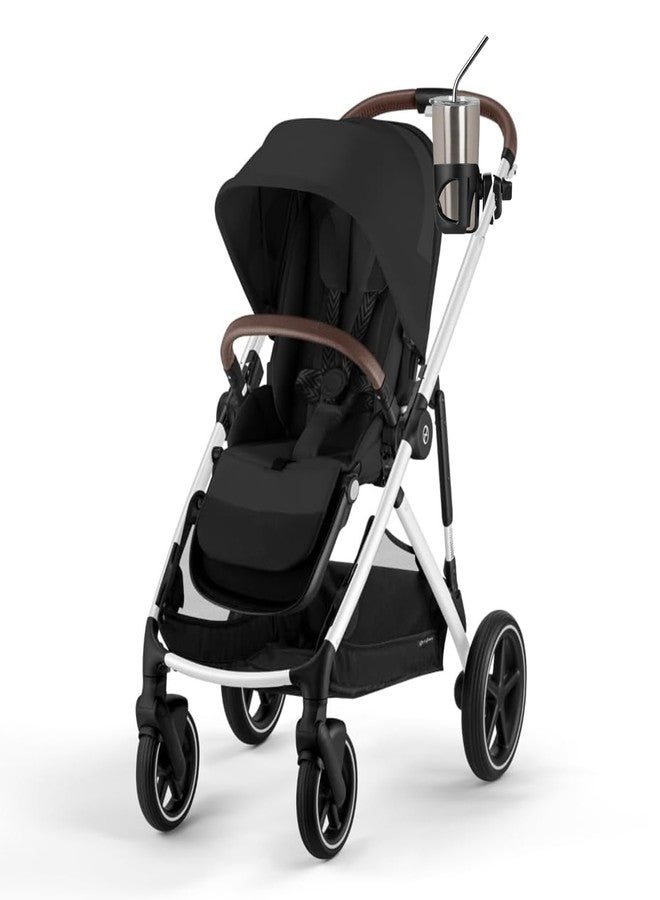 Digital Nc New Cup Holder Compatible with Graco Strollers. A Solid Secure Fit. 360 Degrees Rotatable. Anti-Shake Spill Resistant. (Black) - Image 1